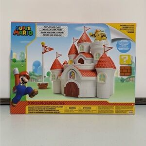 Super Mario Deluxe Mushroom Kingdom Castle Playset-New